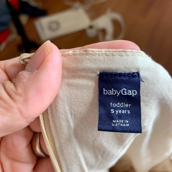 Baby Gap Bow Front Zipper Back Dress 5 Years - Picture 5 of 8